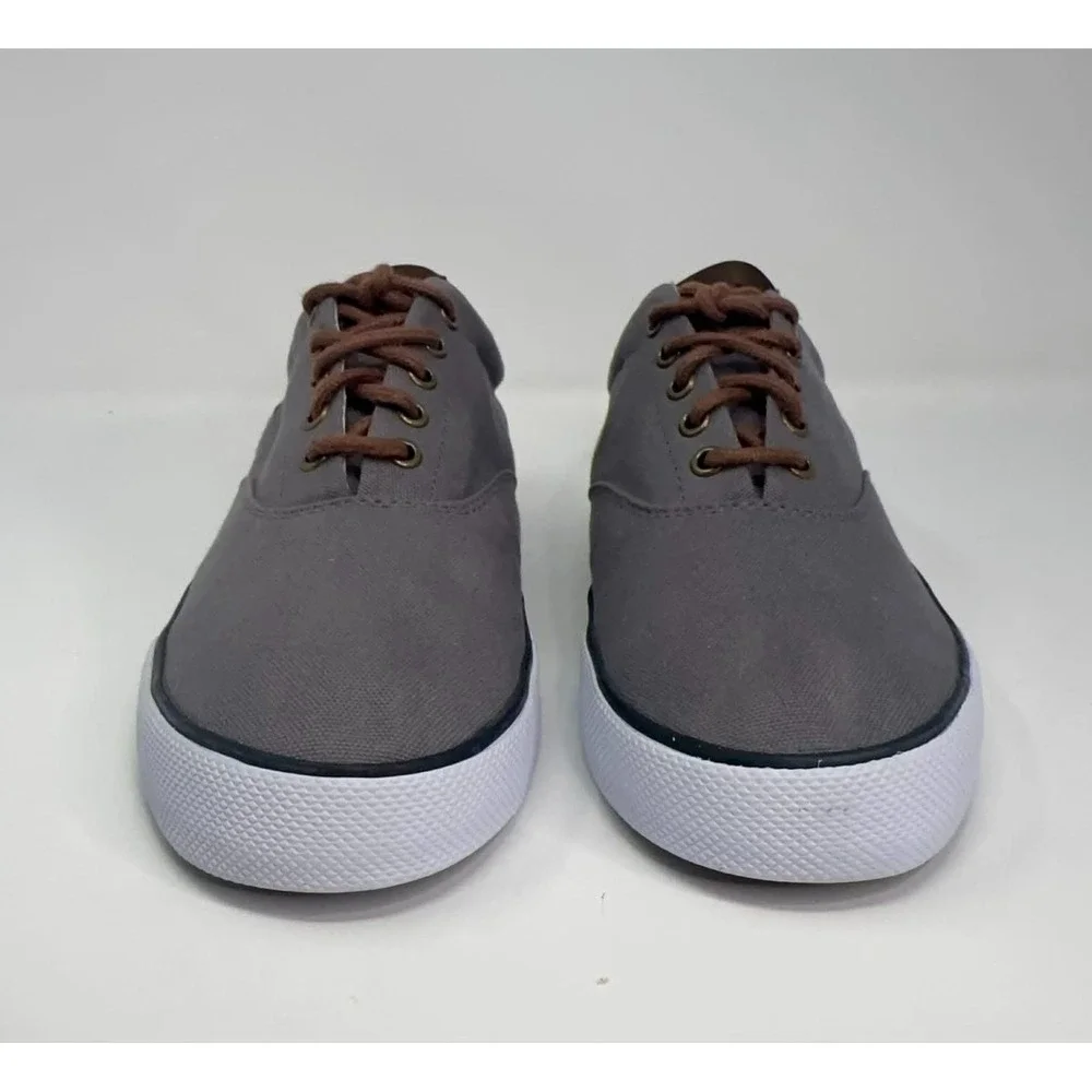 Polo Ralph Lauren Forestmont II Boat Shoe Sneaker Men's 9.5D Grey Blue Pony Prep
